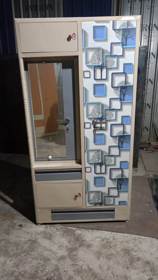 Alternative view of Steel Two‑Door Designer Wardrobe